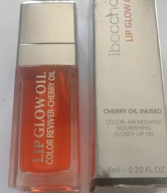 Lip Glow Oil 6ml Cherry Oil Infused Coral Number 04 BB 2025  Read Description