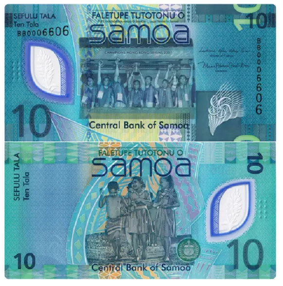 Samoa 10 Tala 2023 NEU UNC Banknoten