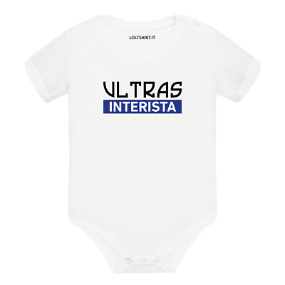 Body divertente neonato a maniche corte Ultras Inter