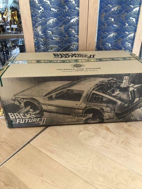Hot Toys MMS636 Back to the Future Part II 1/6 DeLorean Time Machine Figure New