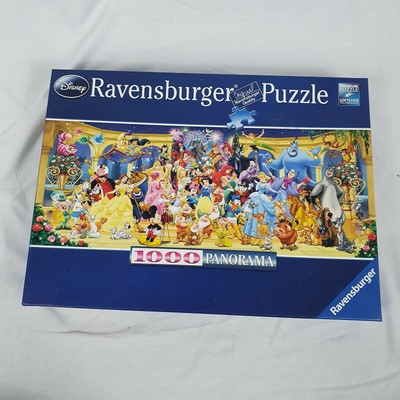 RAVENSBURGER DISNEY 1000 Piece Panorama Jigsaw Puzzle Disney Princess ...