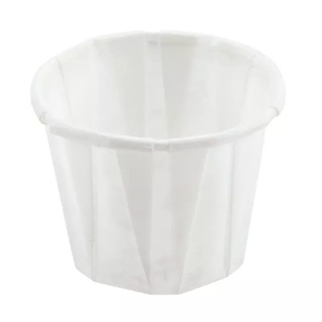 250 x Genpack Paper Souffle Cup 4oz Paper Portion Pots, Waxed Paper Ramekins