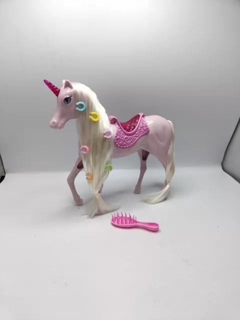 Barbie Pony Unicorn Horse with Lights Light Up Saddle Horn