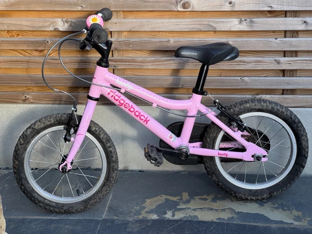 RIDGEBACK HONEY PINK Girls Bike 14 Inch Wheels PicClick UK