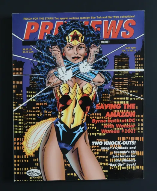 Previews Catalog/Magazine May 1995 John Byrne WONDER WOMAN Cover EXCELLENT Cond