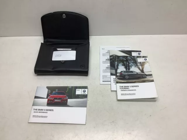 Bmw 3 Series Touring Owners Manual Handbook & Folder Book Pack Set F31