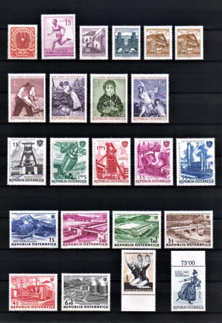 Österreich Austria - Lot Einzelmarken aus den Jahren 1920 - 1985