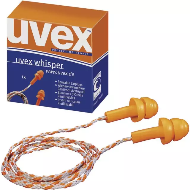 Bouchons doreille 23 dB uvex whisper 2111201 50 paires