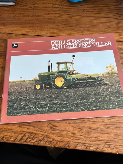 John Deere Drills Seeders & Seeding Tiller For 1981 Brochure FCCA John Deere Drills Seeders & Seeding Tiller For 1981 Brochure FCCA