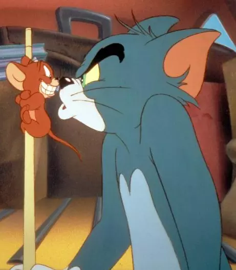 "Tom & Jerry - Imán Foto Refrigerador 3""X5"