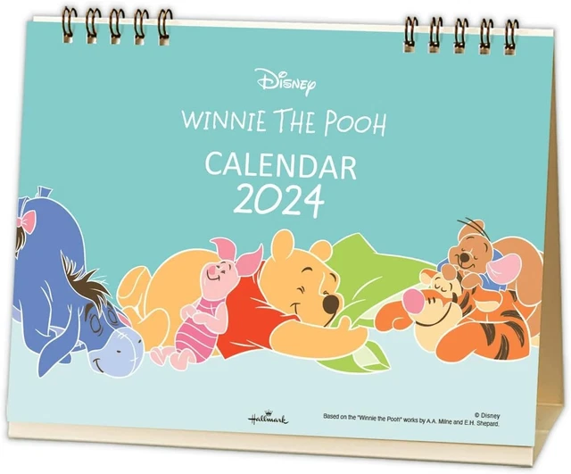 DISNEY WINNIE THE Pooh 2025 Calendar Desktop Japan Hallmark 26.00