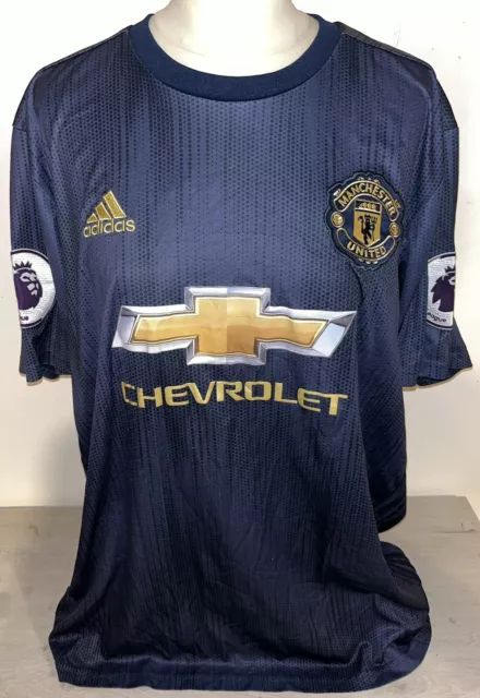 Manchester United Third Football Shirt, 2018-19, #14 Lingard, Size XL - DP6022