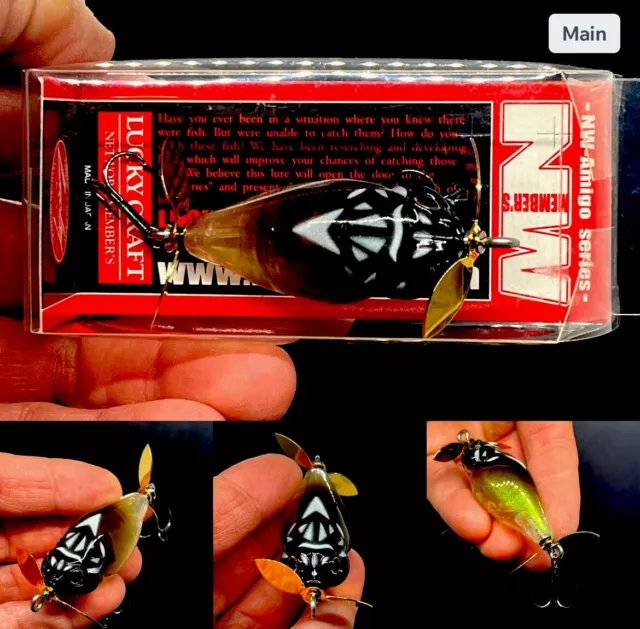 Lucky craft Network member's NW-Amigo 01 01 "Kumazemi Cicada" Topwater Plug