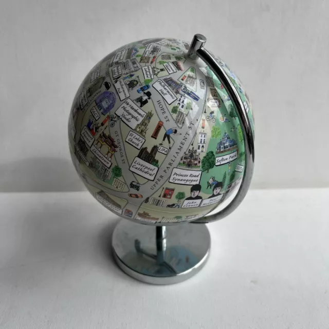 Globee Liverpool City Centre Landmarks Novelty Globe 2