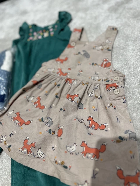 Pacchetto di vestiti per ragazze nuovissimo età 12-18 mesi jojo mamma Bebe con etichette 3
