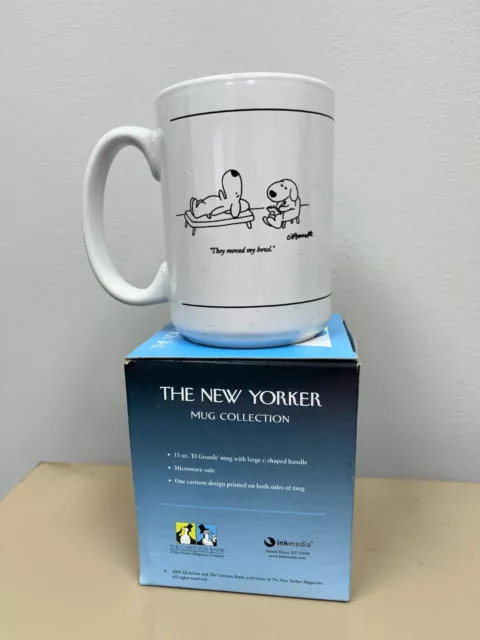 Porcelain Mug - New Yorker Cartoon -"They moved my bowl"