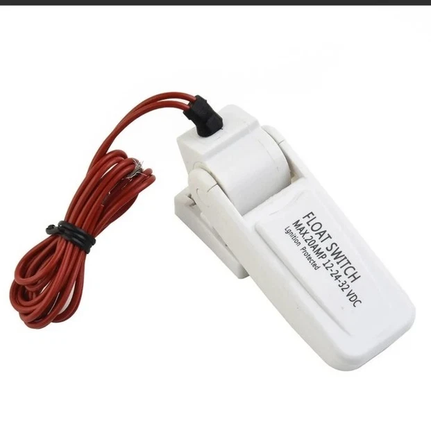 Automatic Flo W Marine Boat Bilge Pump Float Switch Universal 20A Wire Length 1M