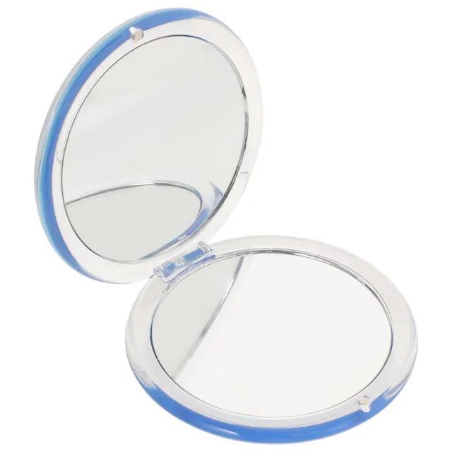 Espejo compacto plegable vintage espejo de bolsillo circular 7X espejo de bolsillo para novia