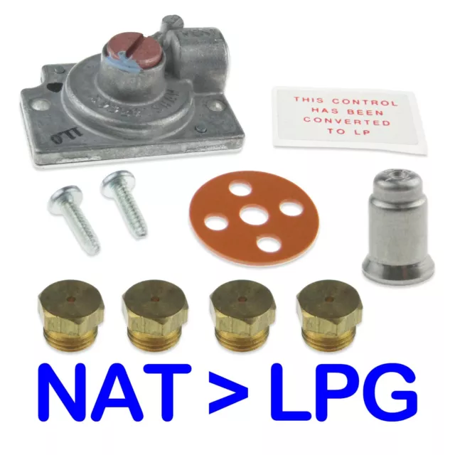 PITCO FRYER SG14 CONVERSION KIT NAT TO LPG GAS 4 x JETS ROBERTSHAW FULL KIT