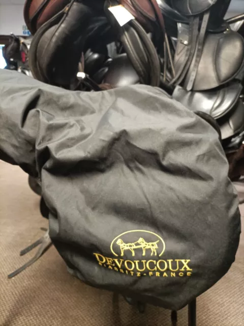 DEVACOUX BLACK WITH FLEECE LINING saddle cover