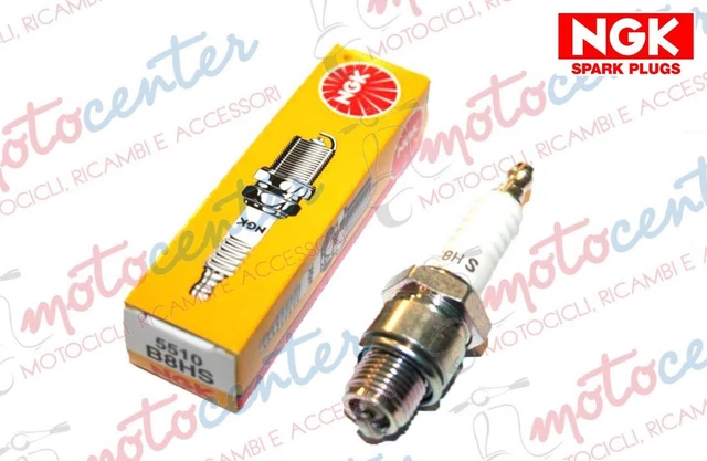 Bougie NGK B8HS Pas Court Piaggio Vespa 50 - Px 125 150 - Abeille - MBK