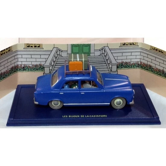 Voiture tintin collection 1/43 atlas N52 alfa romeo journalistes bijoux de la castafiore - Collection