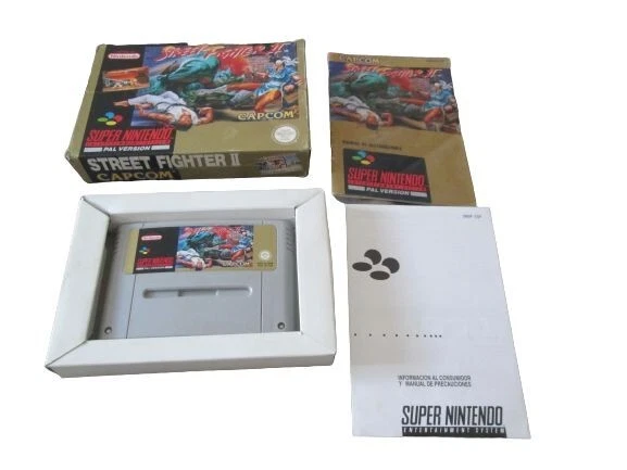 STREET FIGHTER II Snes Super Nintendo pal espagne esp EUR 99,00 ...