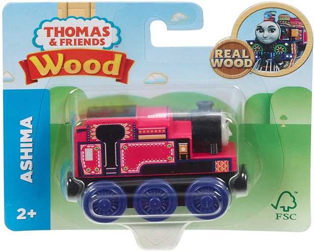 ASHIMA THOMAS AND Friends Wooden Railway Engine Train Set - NEW £8.99 ...