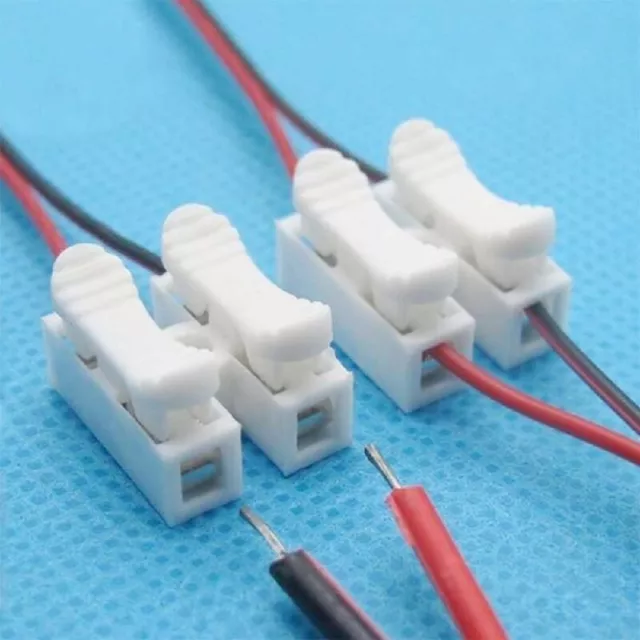 10X Sample Quick Wiring Electric Wire Connector Terminal Cl CH2 Cable Block N8K3