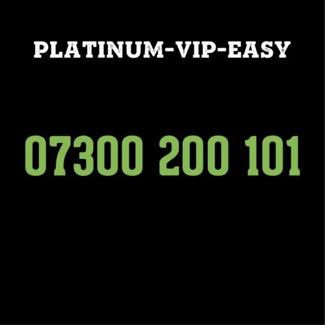 ⭐ Gold Easy Vip Memorable Mobile Phone Number Diamond Platinum Sim Card 200 101