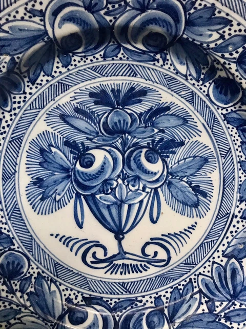 DELFT - XVIII ème Siècle - GRAND PLAT de SERVICE