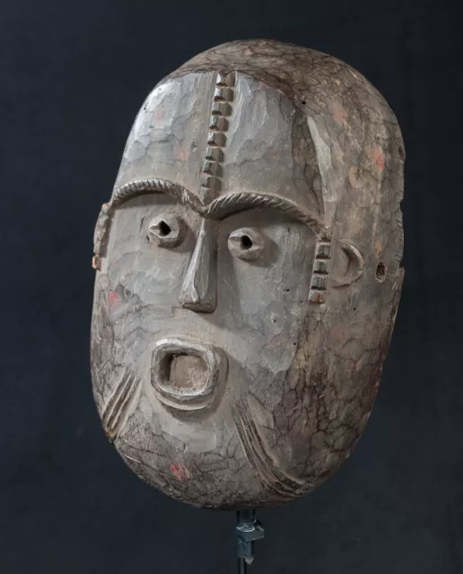 Kumu Face Mask, D.R. Congo, African Tribal Arts, African Masks