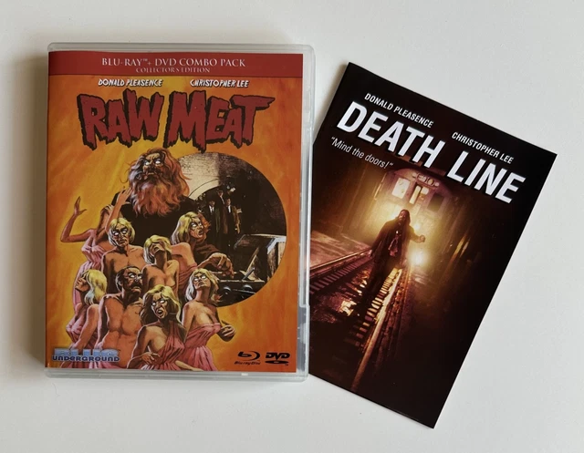 DEATH LINE [AKA Raw Meat] (Blu-ray + DVD w/ Booklet) Region Free Horror ...