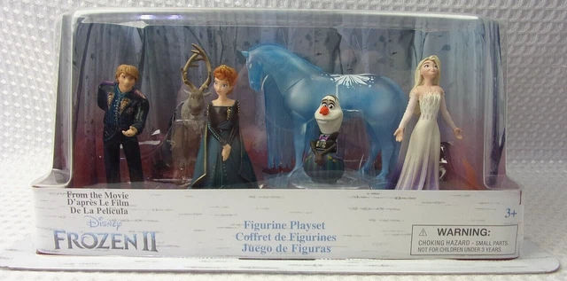 Disney Frozen II Playset Action Fig 6pc Set Elsa Anna Olaf Sven Kristoff Nokk