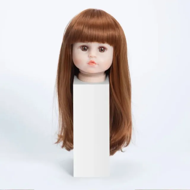 DIY Wig Cover Real Hair For Doll Head Circumference Of 36-40cm Doll's Hair