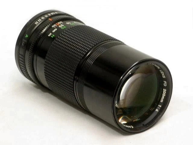 Canon FDN 200mm F4 Mf Téléphoto Prime Objectif Canon Fd Excellent De Japon F/S