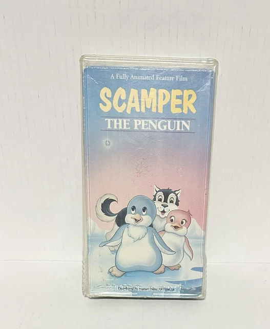 SCAMPER THE PENGUIN VHS Tape 1992 Fully Animated Family Feature Film £8 ...