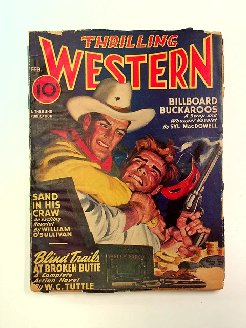 Thrilling Western Pulp Feb 1947 Vol. 40 #2 FR