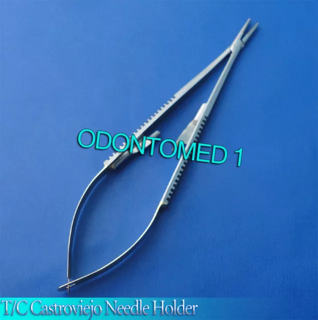 T/C Castroviejo Needle Holder 9" Straight Surgical Dental Instruments