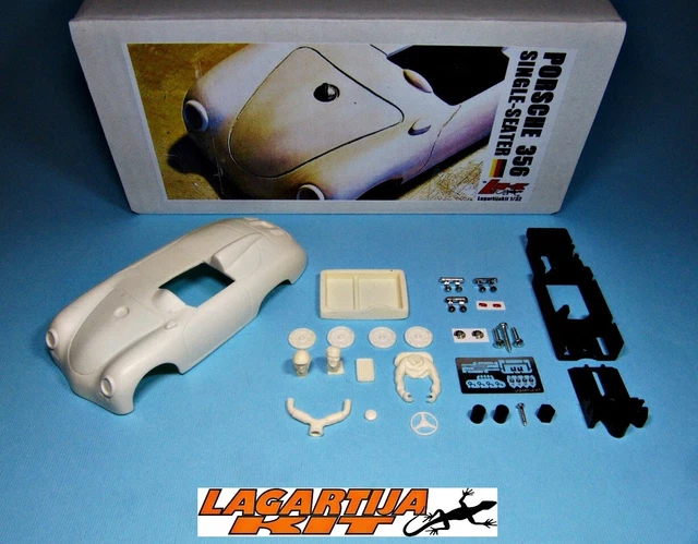 Porsche 356 Outlaw Monoplace échelle 1/32 - Kit Résine Monté Sur Slot - Modèle Artisanal