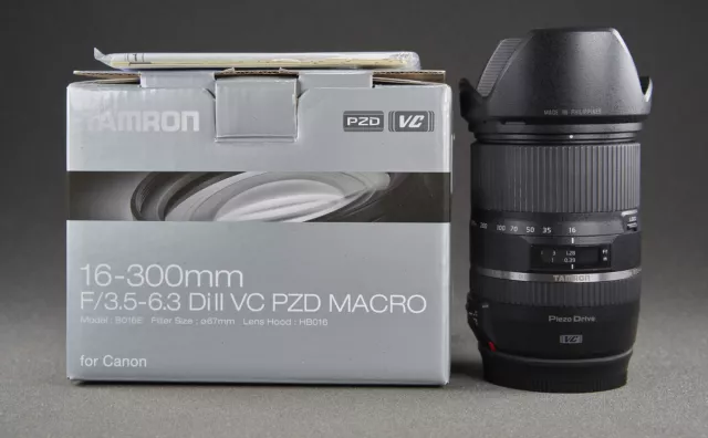 Tamron AF B016 16-300 mm F 3.5-6.3 Di-II VC PZD sehr guter Zustand Canon EF-S