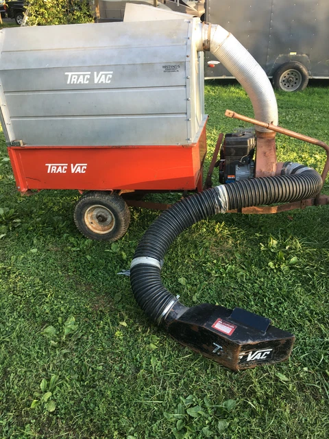 Trac vac 580 lawn mower bagger vacuum pull behind 6.5 hp briggs 2025