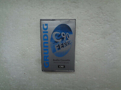 GRUNDIG Cassette audio C60 FERRIC lotto 10 musicassette vergini TAPE HI-FI 
