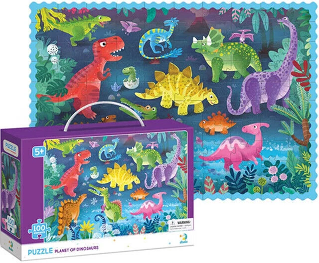 DODO. Puzzle 100 elementów. Planeta dinozaurów