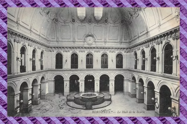 CPA 33 - BORDEAUX - the hall of the stock exchange