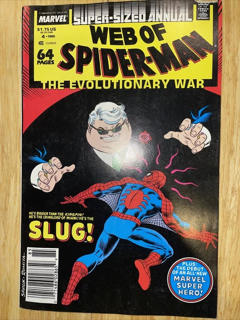 Web of  Spider-Man   Annual #4. 1988. Newsstand