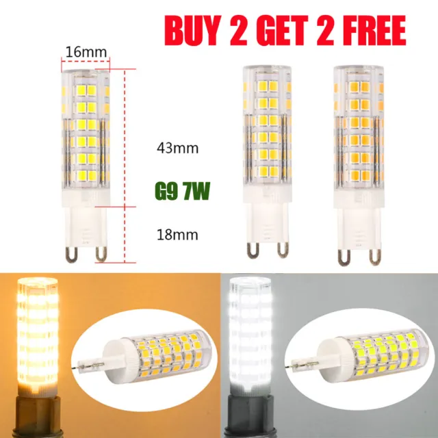 G9 LED 7W Light Bulb Warm Cool White Replacement For G9 Halogen Capsule Bulb