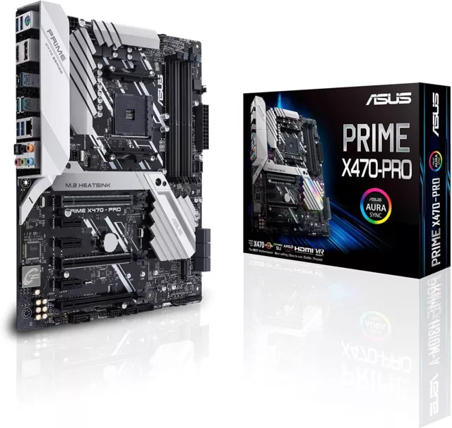 ASUS Prime X470-Pro Mainboard AMD Ryzen X470 Sockel AM4 ATX 4 x DDR4 M.2