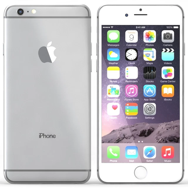Apple - IPHONE6、シルバー@16GB、動作確認済み！アイフォン6 Apple iPhone 6 - 16GB - Silver (Factory Unlocked) Smartphone