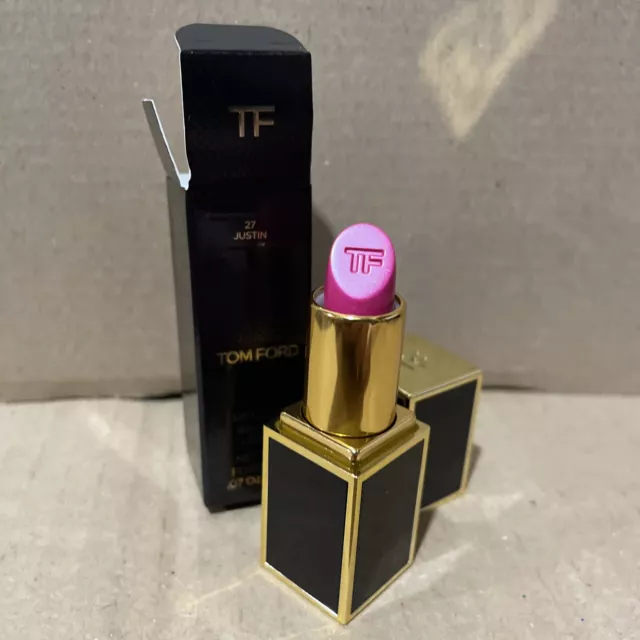Tom Ford Lip Color Rouge A Levres 0.07oz/ 2g New In Box - 27 JUSTIN